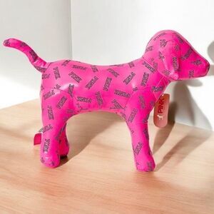 NWT Vintage RARE! Victoria's Secret PINK Jumbo Huge Giant 14” Pink Signature DOG